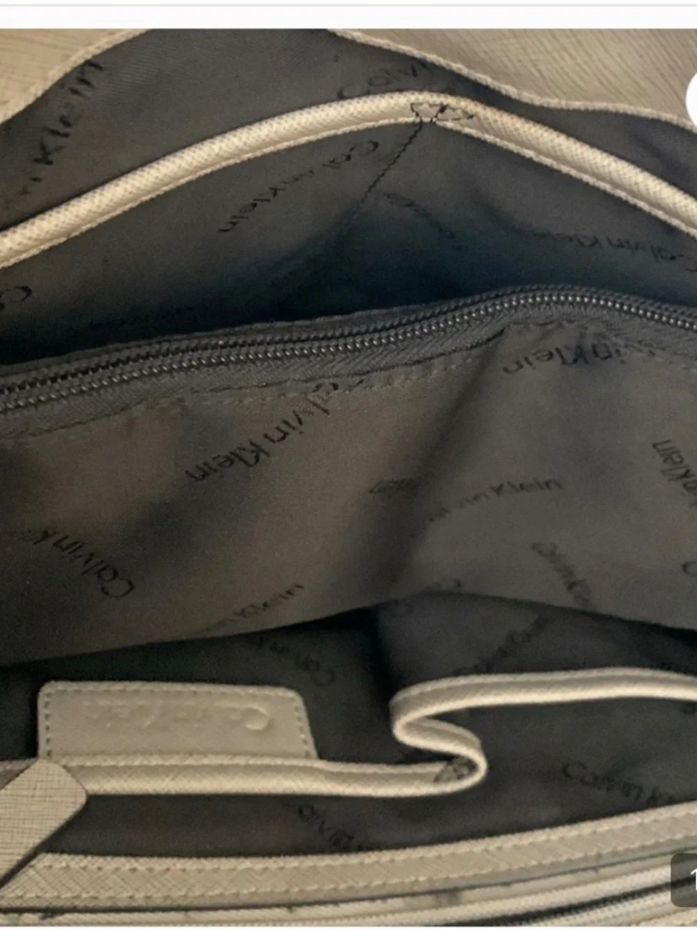 Calvin Klein Leather Tote